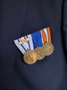 Veteranenuniform Voortman Onderscheidingen